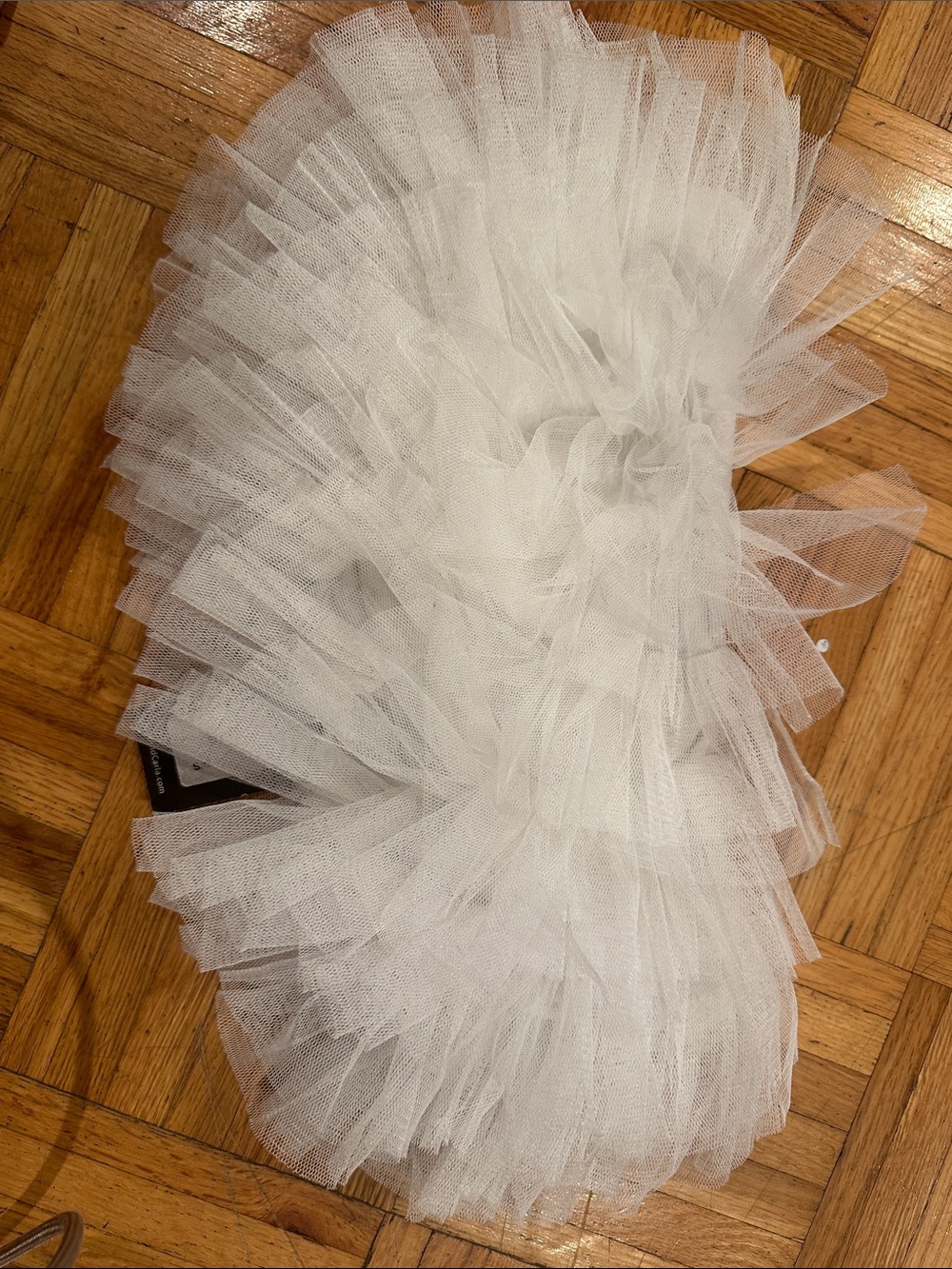 White Layered Tulle top- Women's Fashion